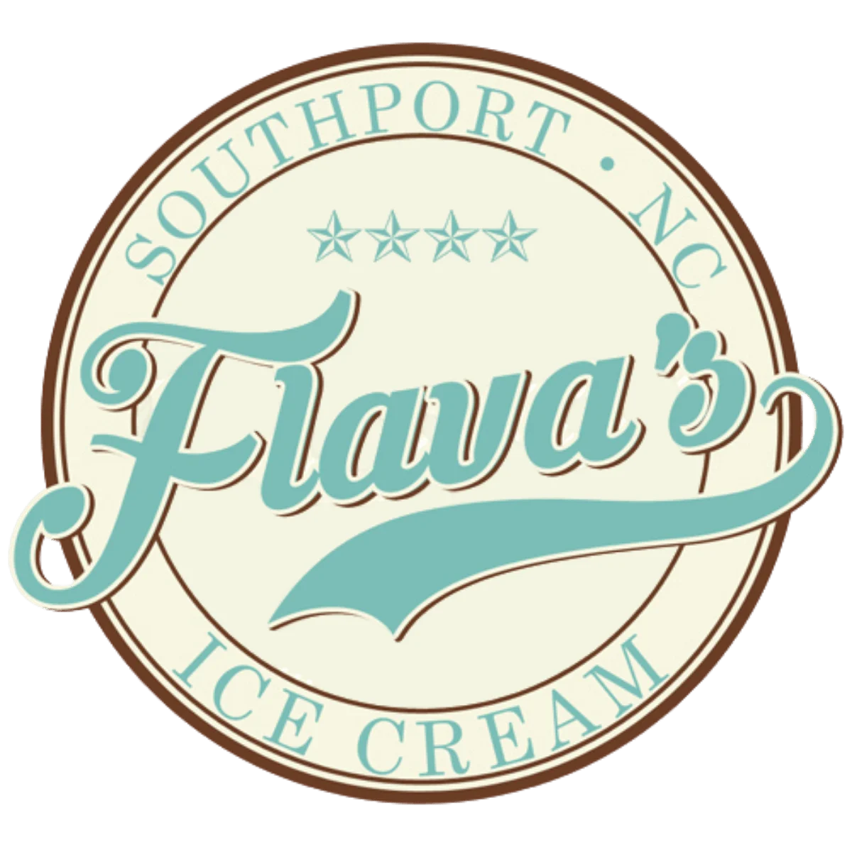 Flava's Ice Cream Logo